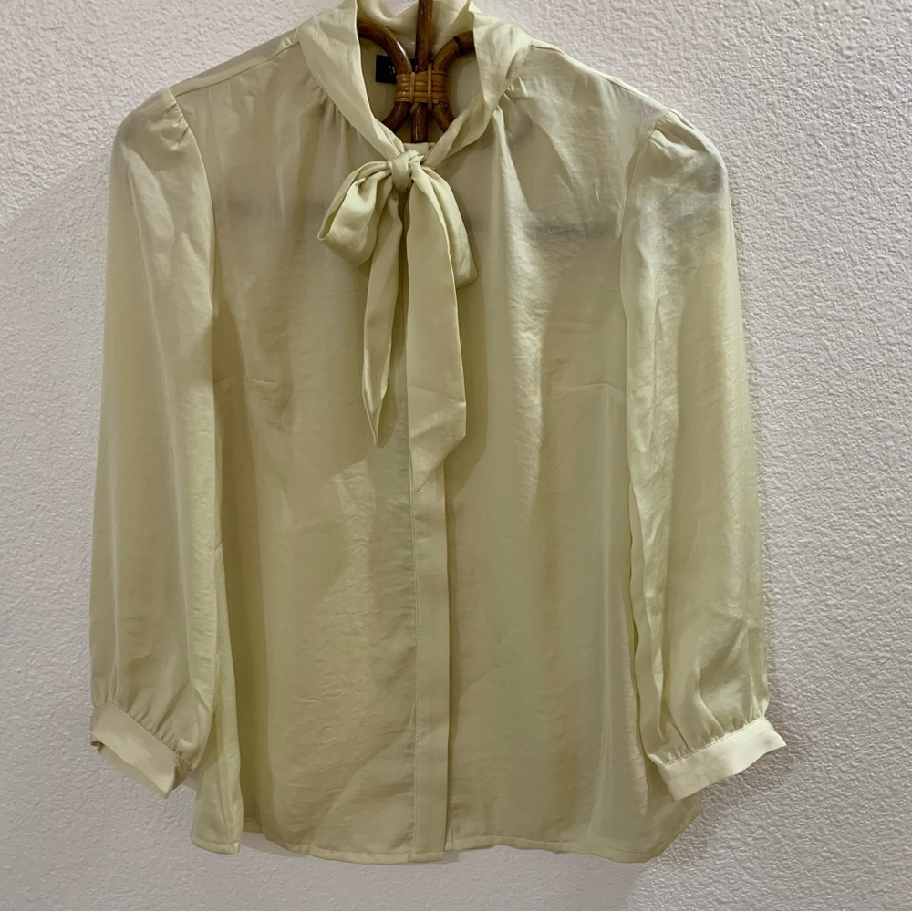 ModCloth button down blouse with neck tie
